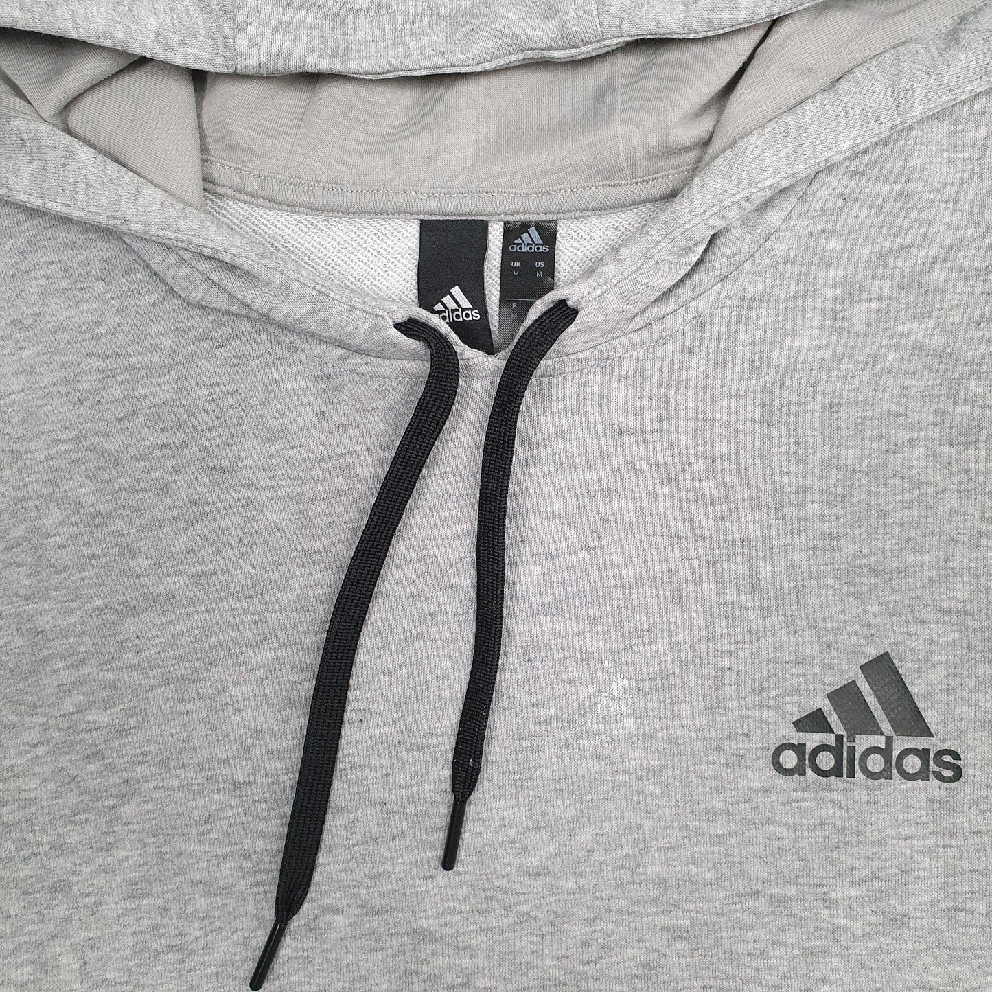 Mens Grey Adidas  Hoodie Jumper