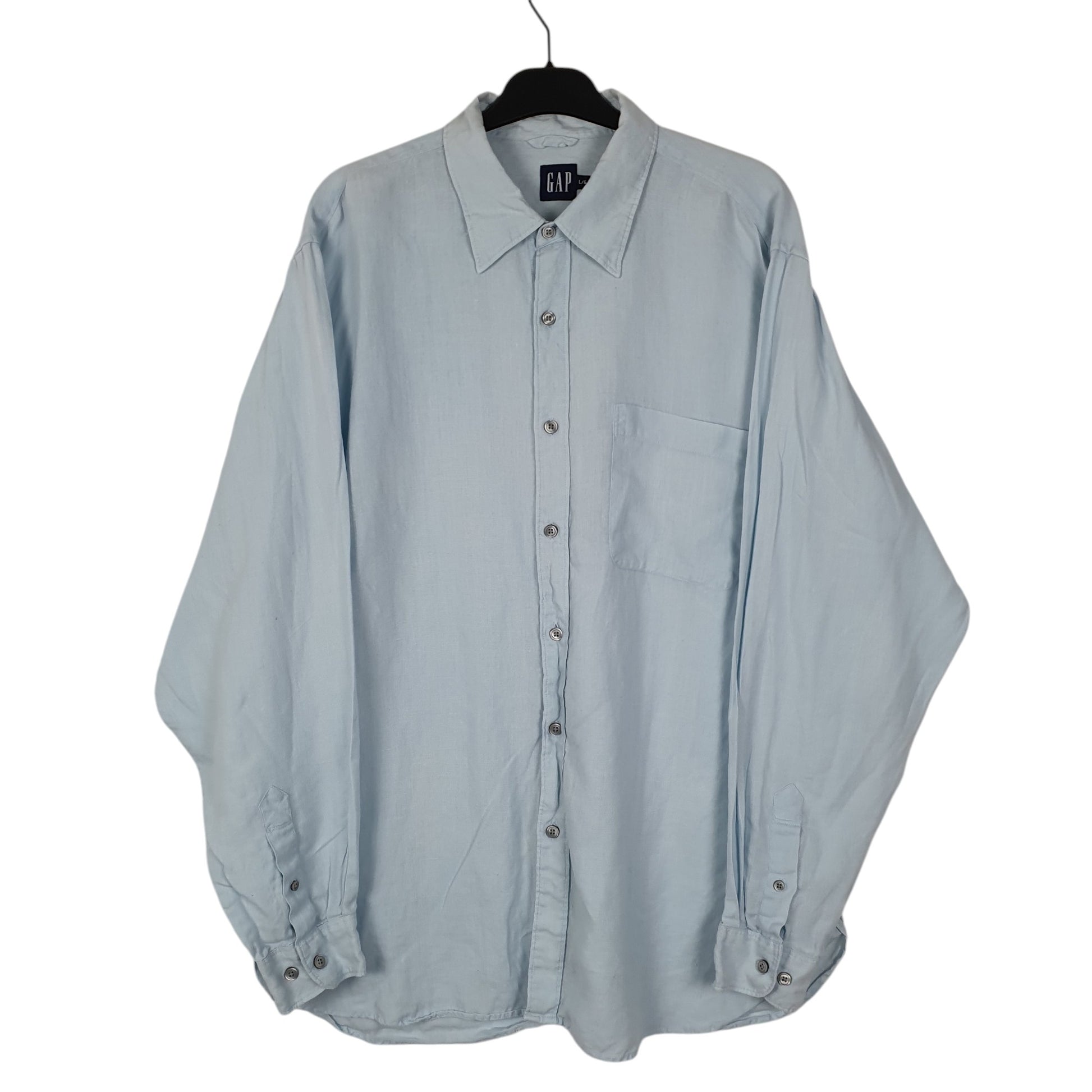Mens Blue GAP  Long Sleeve Shirt