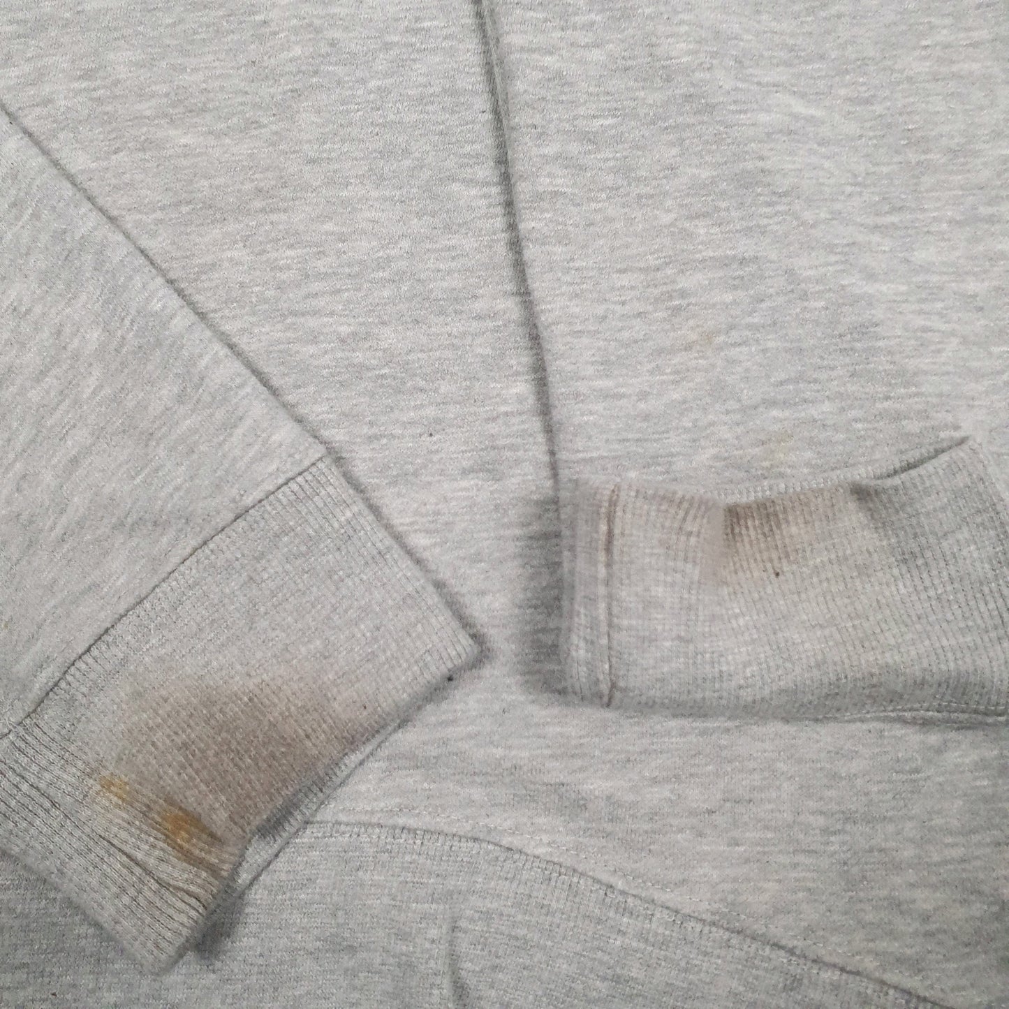 Mens Grey Champion Spellout Crewneck Jumper