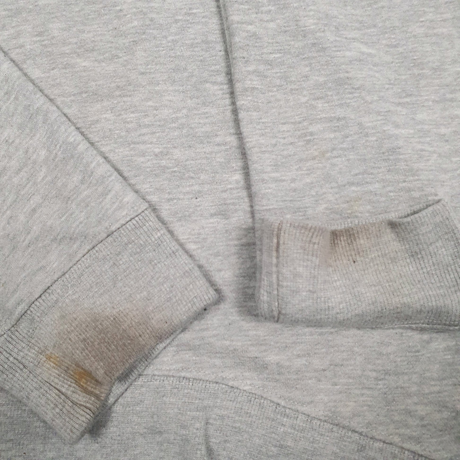 Mens Grey Champion Spellout Crewneck Jumper