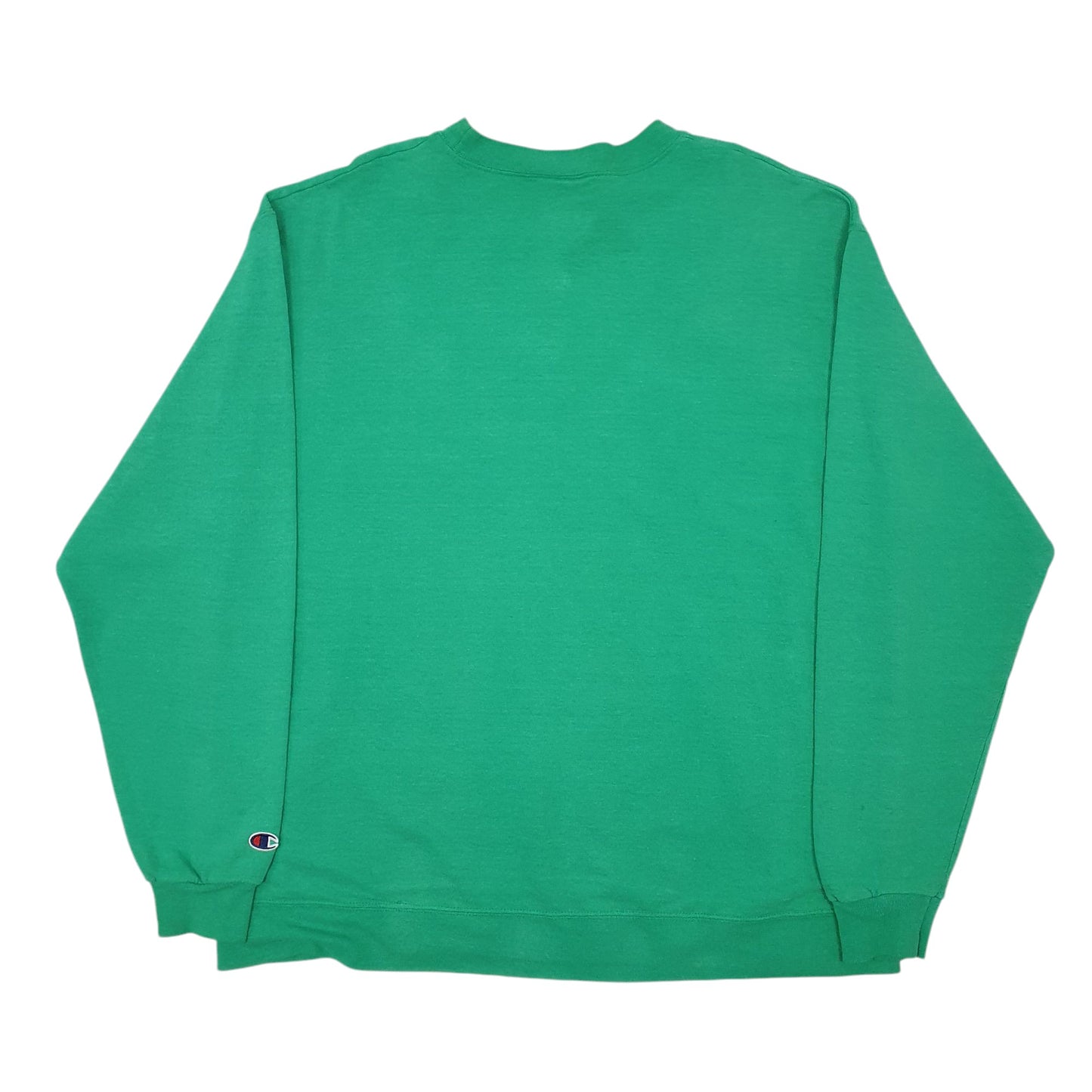 Mens Green Champion  Crewneck Jumper