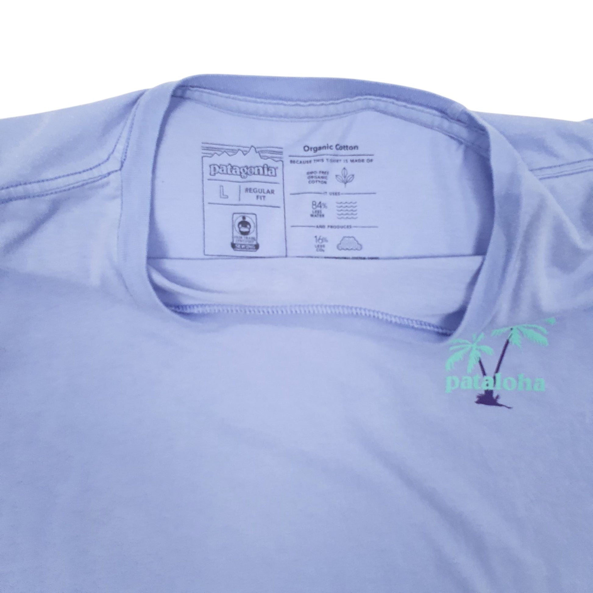 Mens Purple Patagonia   T Shirt