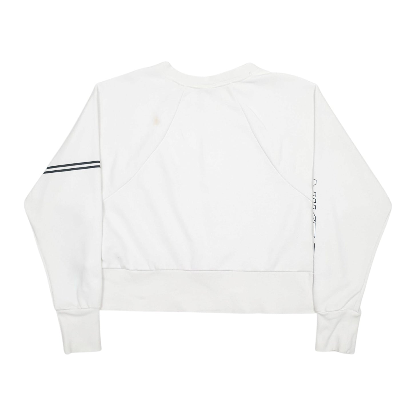 Womens White Nike Dri-Fit Crewneck Jumper