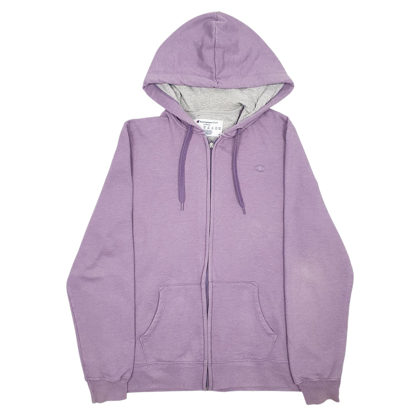 Womens Purple Champion  Full Zip Jumper