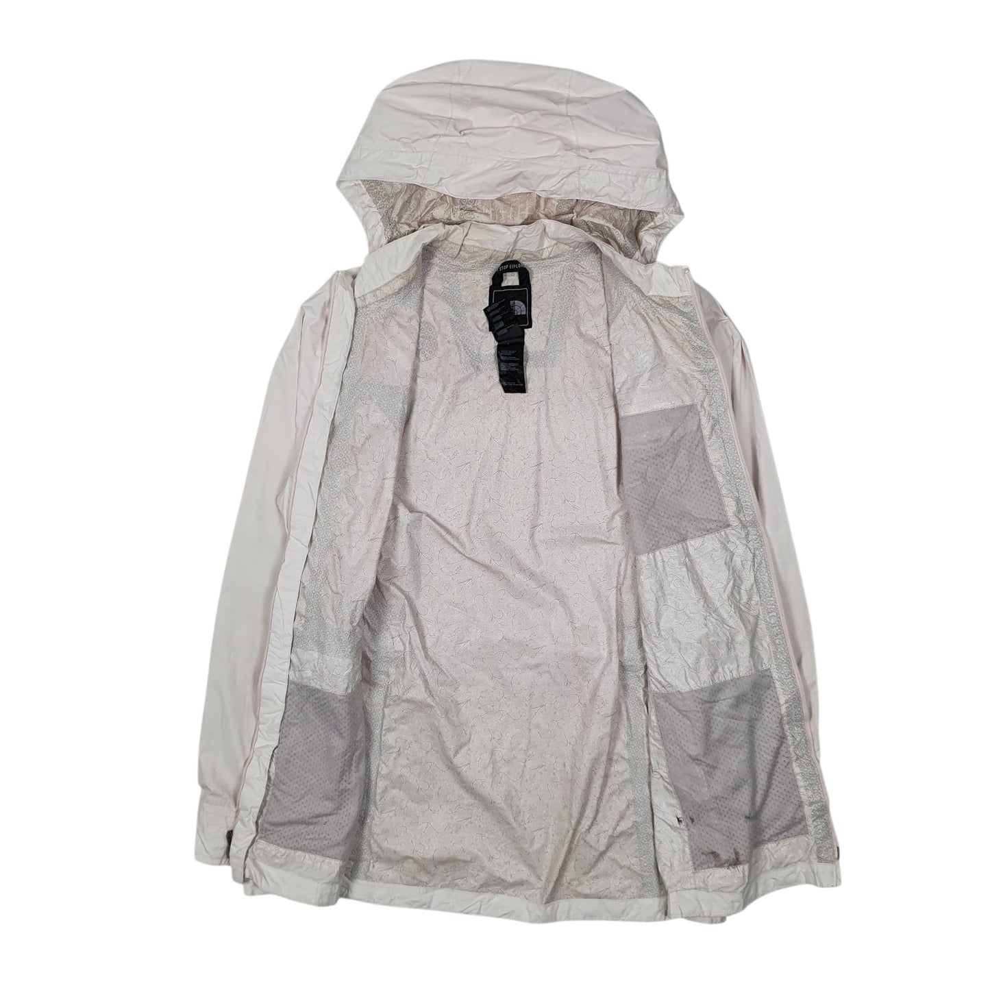 Womens White The North Face Hyvent  Coat