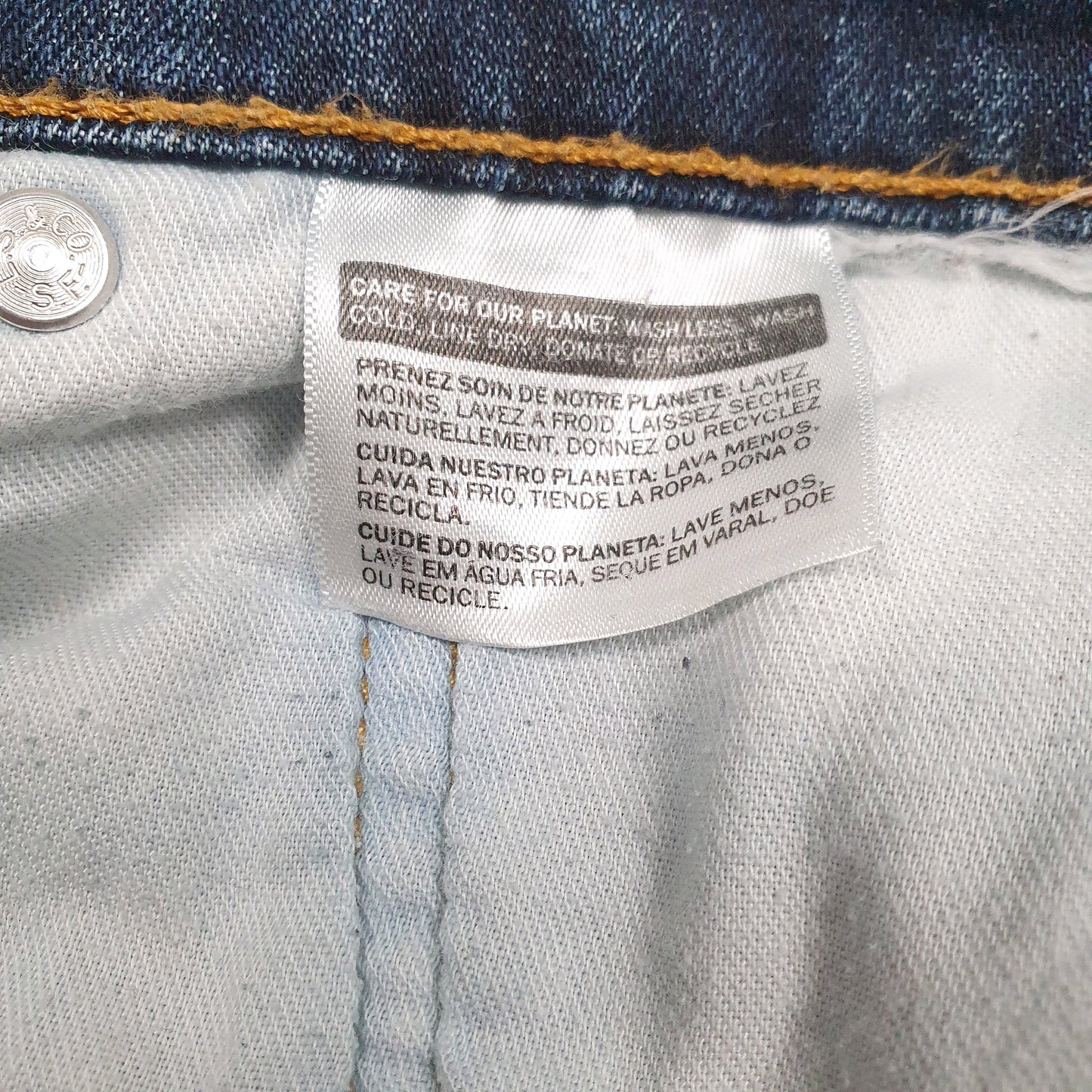 Mens Blue Levis Bootcut  Jeans