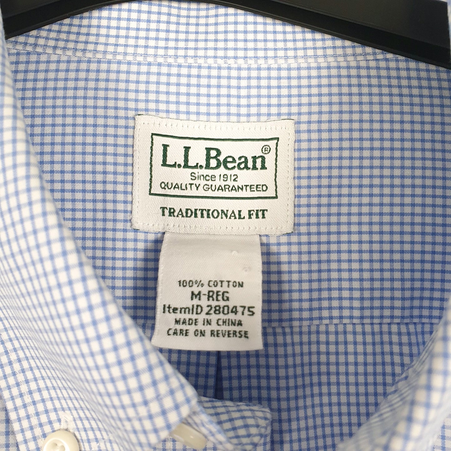 Mens Blue L.L.Bean   Shirt