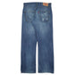 Mens Blue Levis Distressed  Jeans