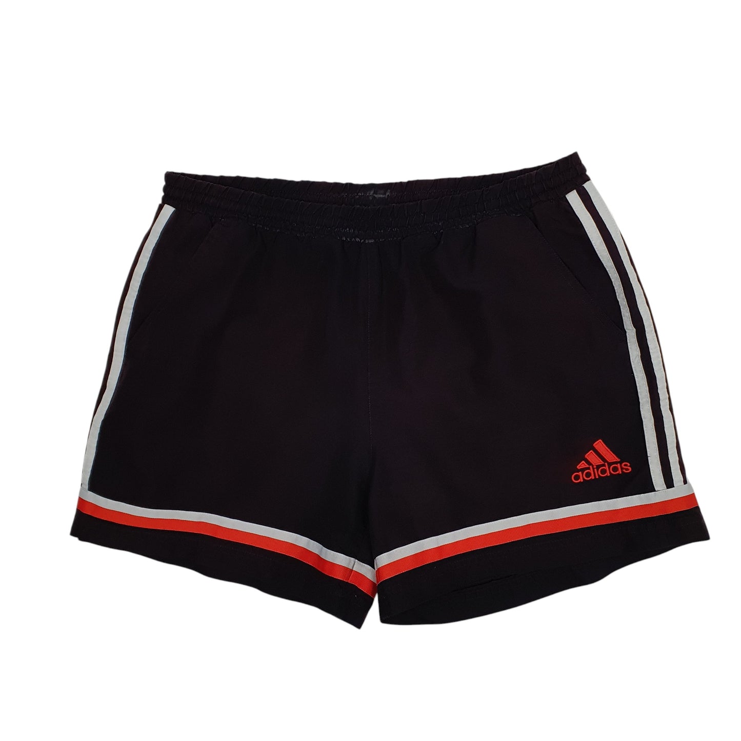 Mens Black Adidas Vintage 90s Sport Shorts