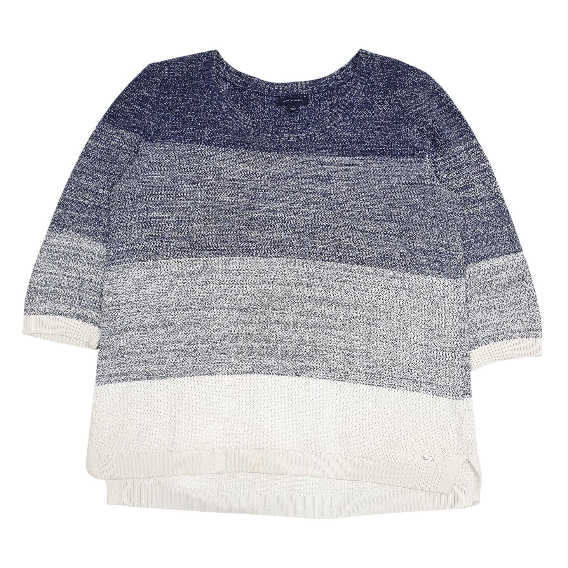 Womens Blue Tommy Hilfiger  Crewneck Jumper