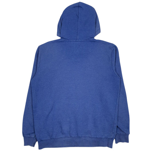 Mens Blue Puma Spellout Hoodie Jumper