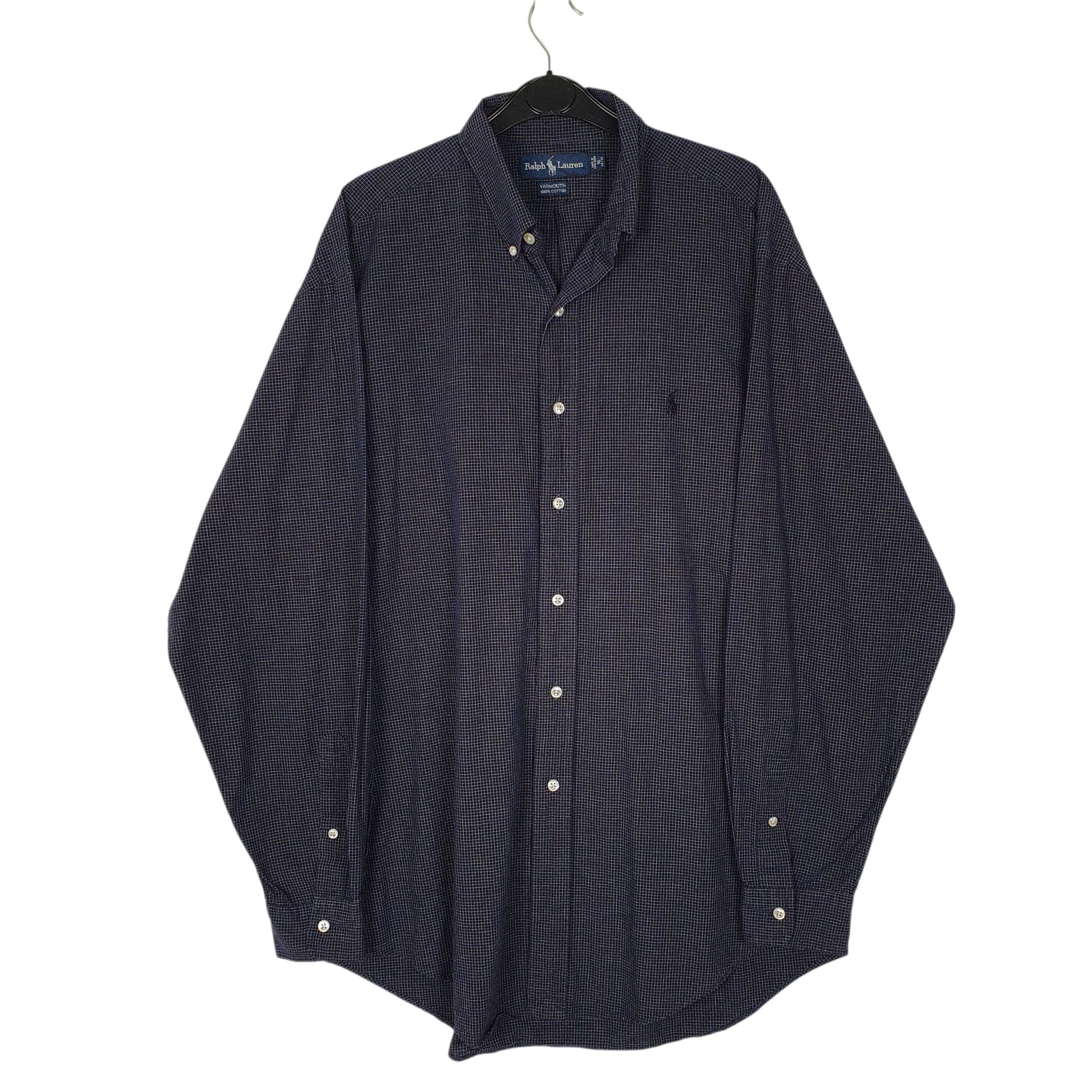 Mens Navy Ralph Lauren  Long Sleeve Shirt