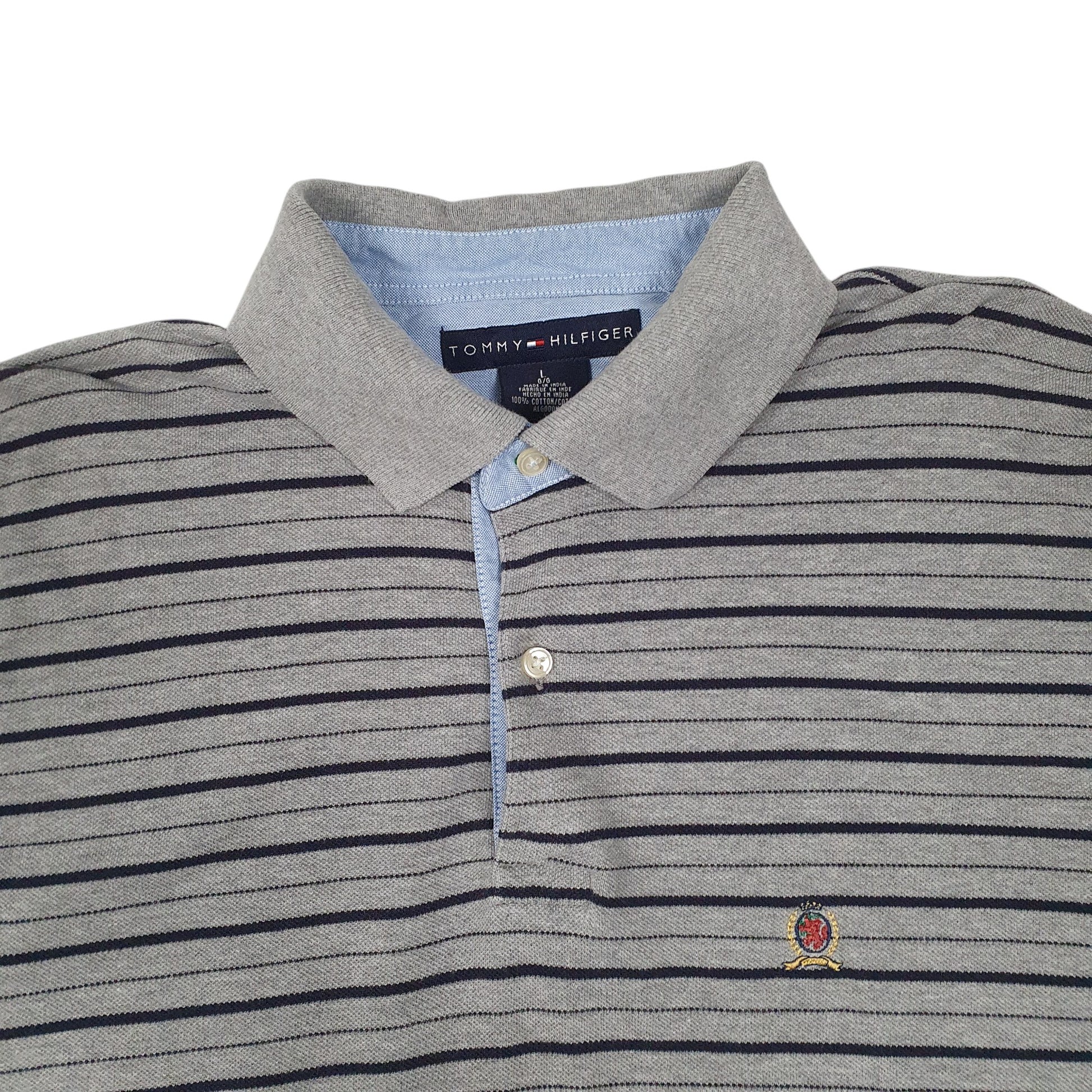 Mens Grey Tommy Hilfiger   Polo Shirt