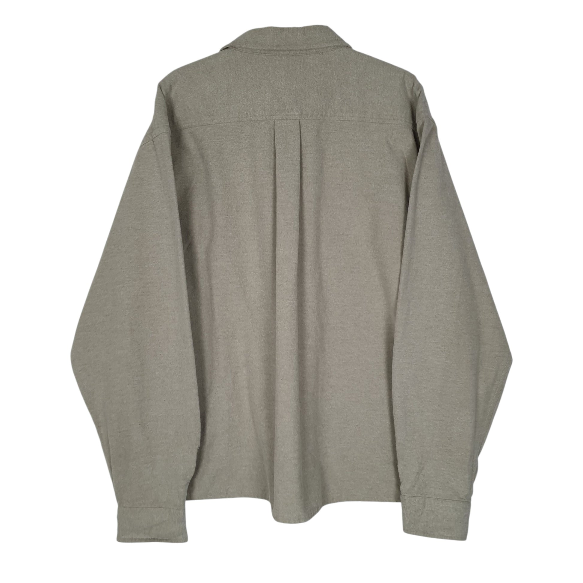 Mens Green L.L.Bean Chamois  Shirt