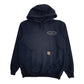 Mens Navy Carhartt Construction Hoodie Jumper