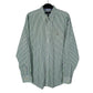 Mens Green GANT New York Poplin Long Sleeve Shirt