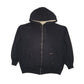 Mens Black Dickies Sherpa Lined Hoodie Full Zip Jumper