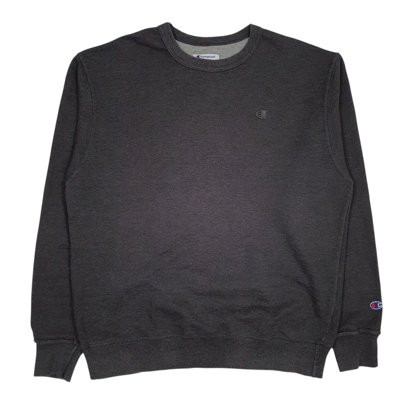Mens Grey Champion  Crewneck Jumper