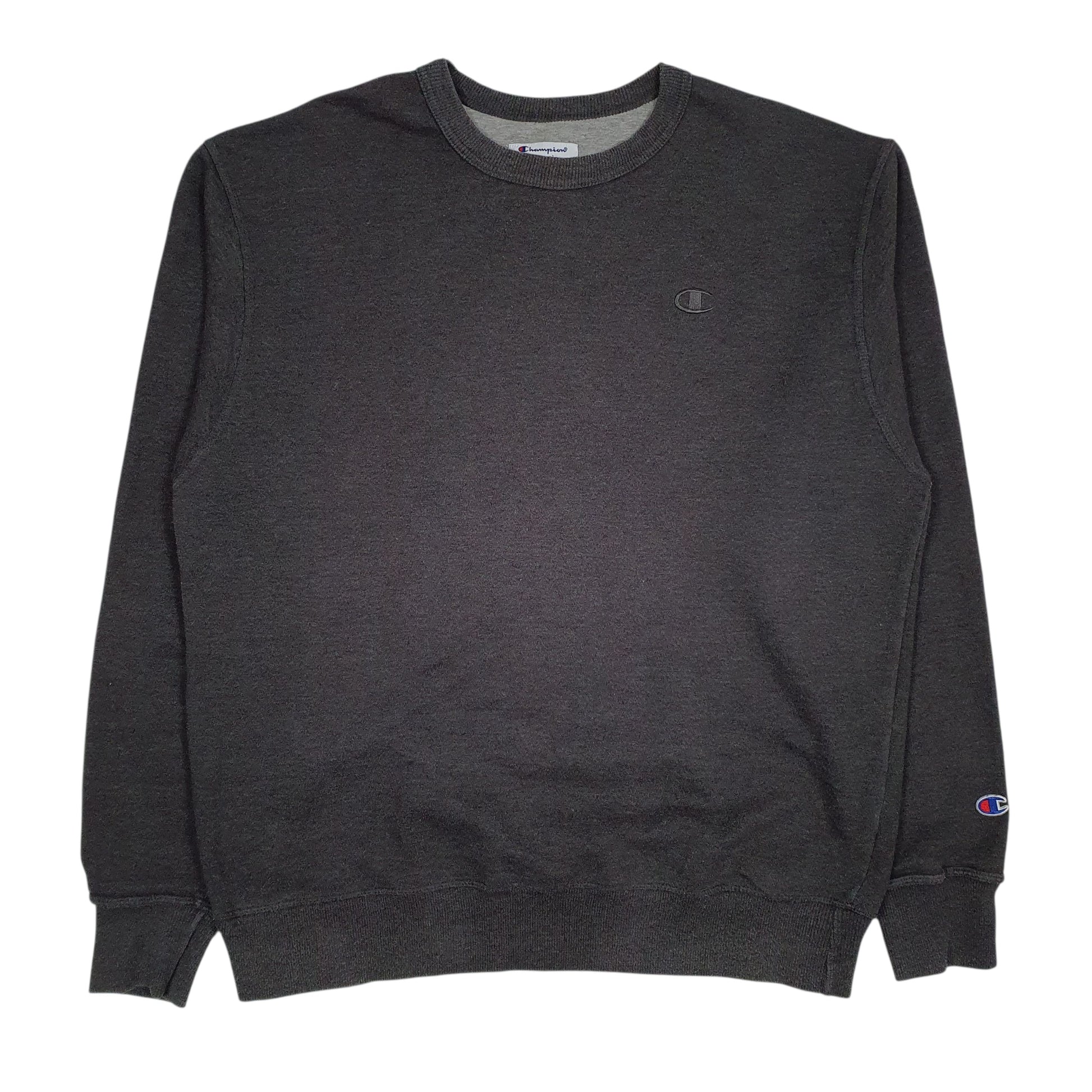 Mens Grey Champion  Crewneck Jumper