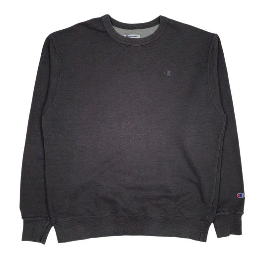Mens Grey Champion  Crewneck Jumper