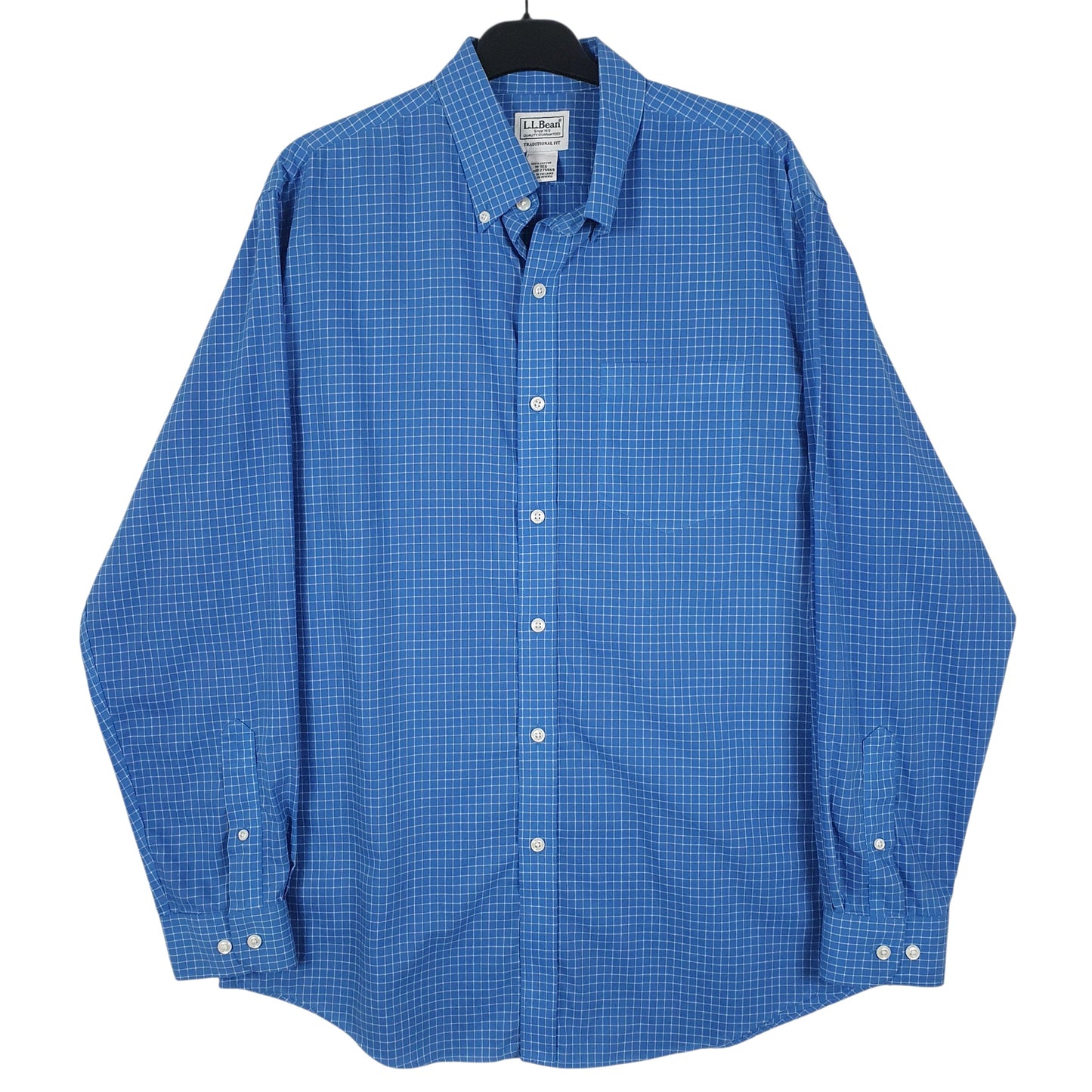 Mens Blue L.L.Bean  Long Sleeve Shirt
