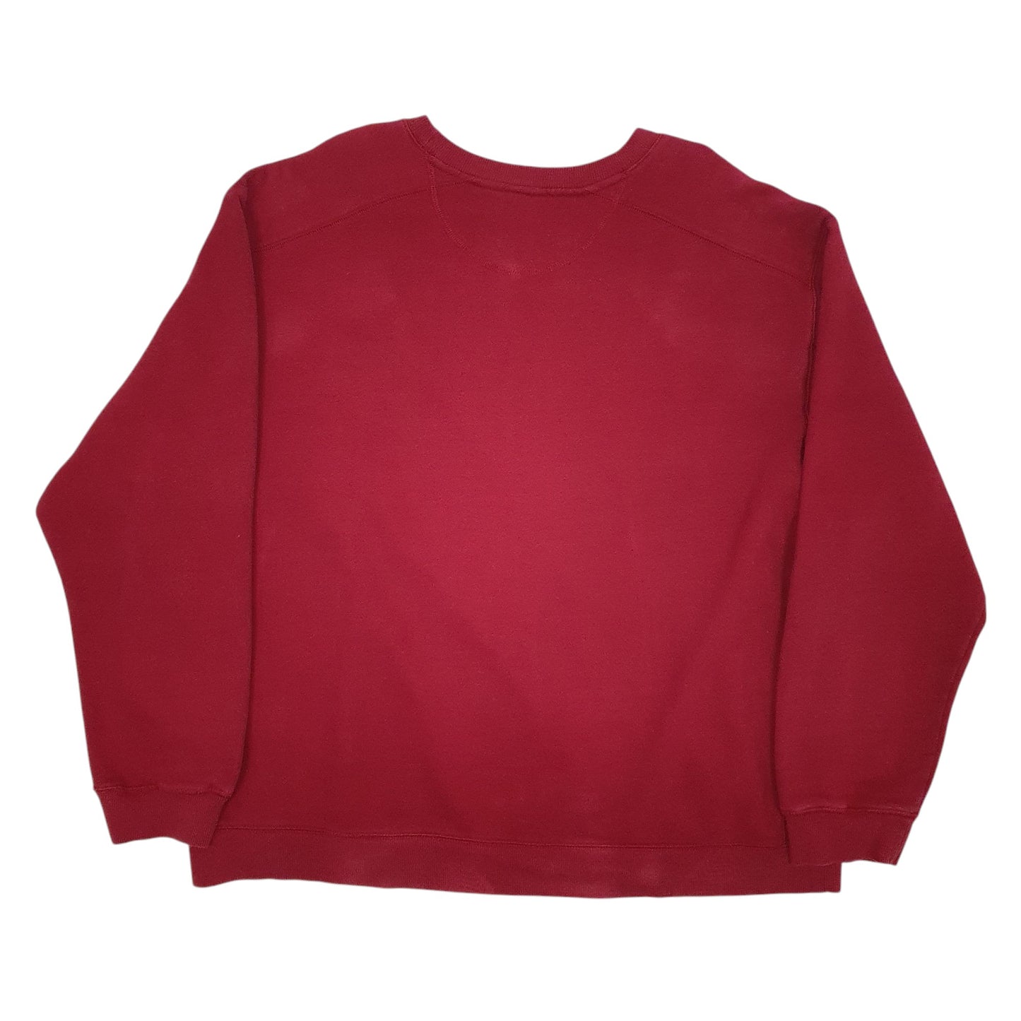 Mens Burgundy Starter  Crewneck Jumper