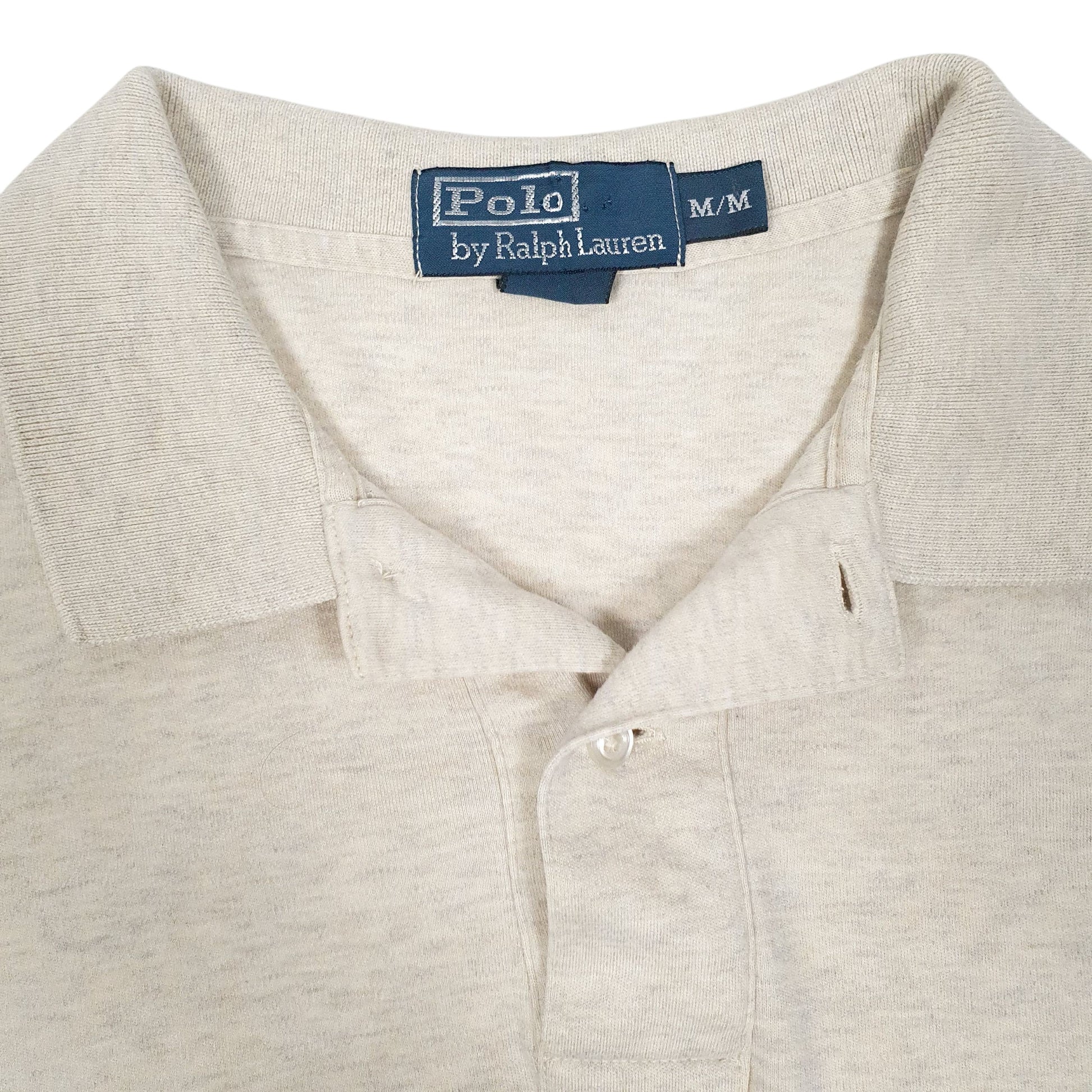 Mens Cream Polo Ralph Lauren   Polo Shirt