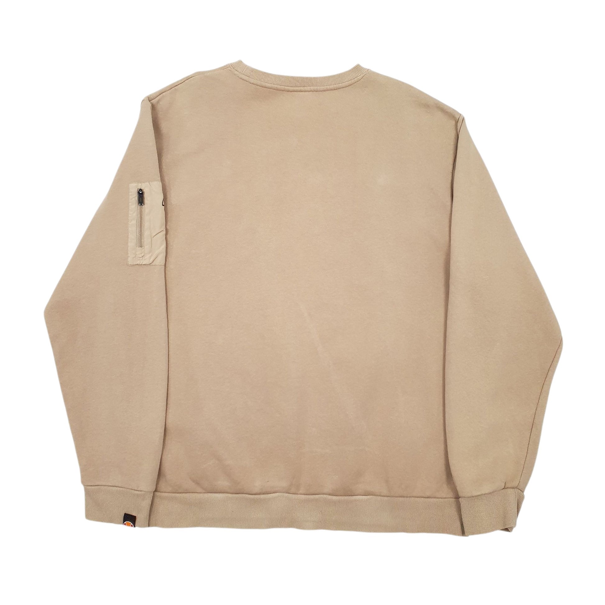 Mens Brown Ellesse  Crewneck Jumper