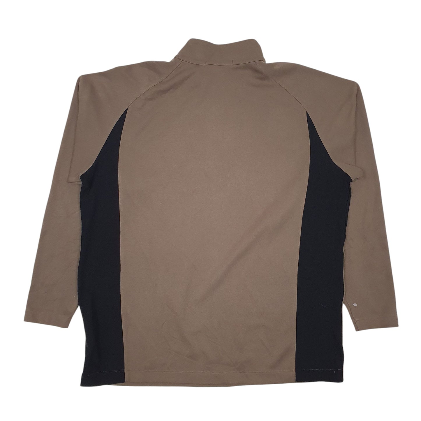 Mens Brown Nike Tiger Woods Collection Quarter Zip Coat