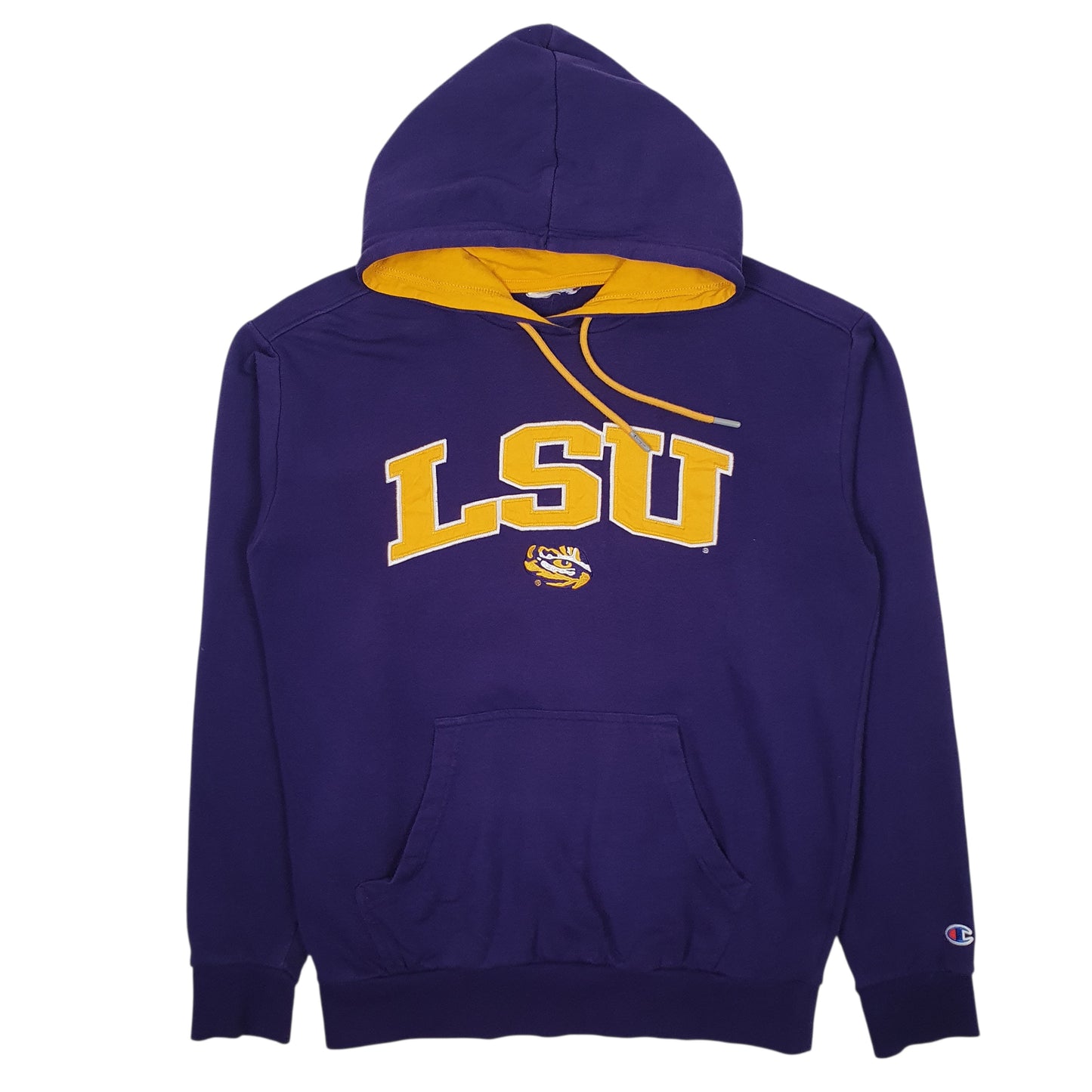 Mens Purple Champion LSU Hoodie Jumper