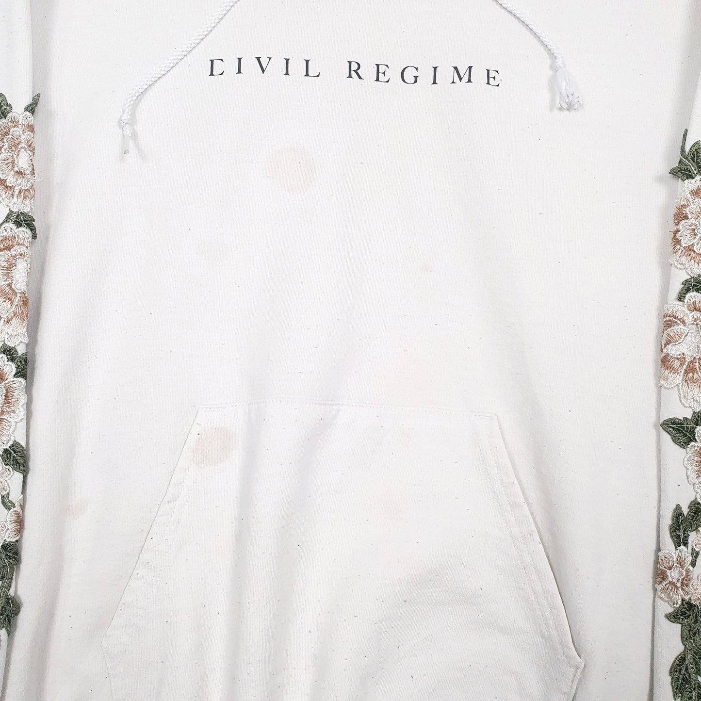 Womens White Champion  Hoodie Jumper