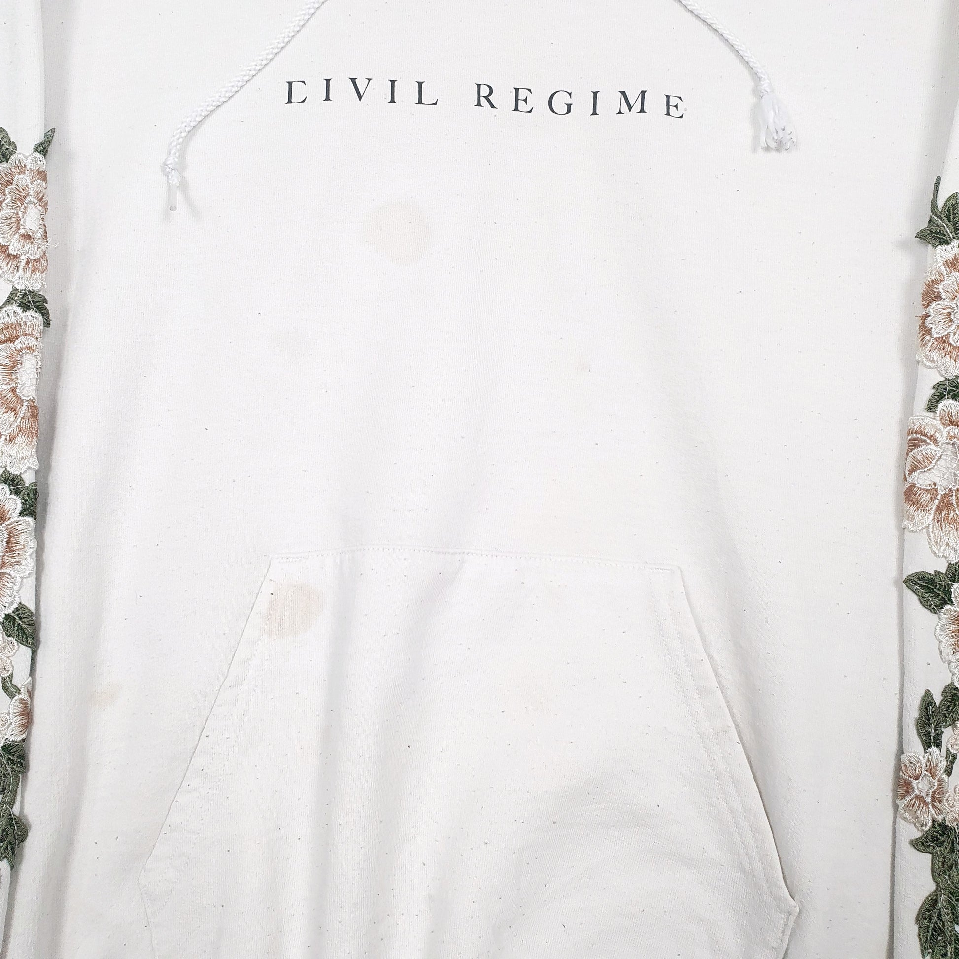 Womens White Champion  Hoodie Jumper