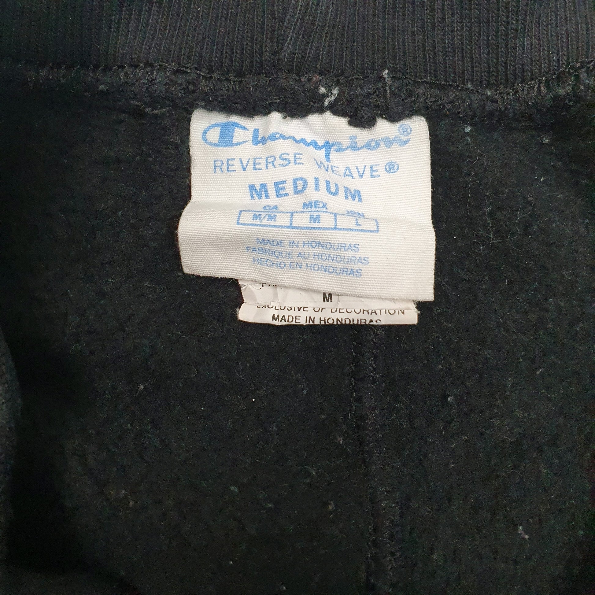 Womens Black Champion Reverse Weave  Trousers