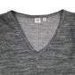 Mens Grey GAP Baggy V Neck Jumper