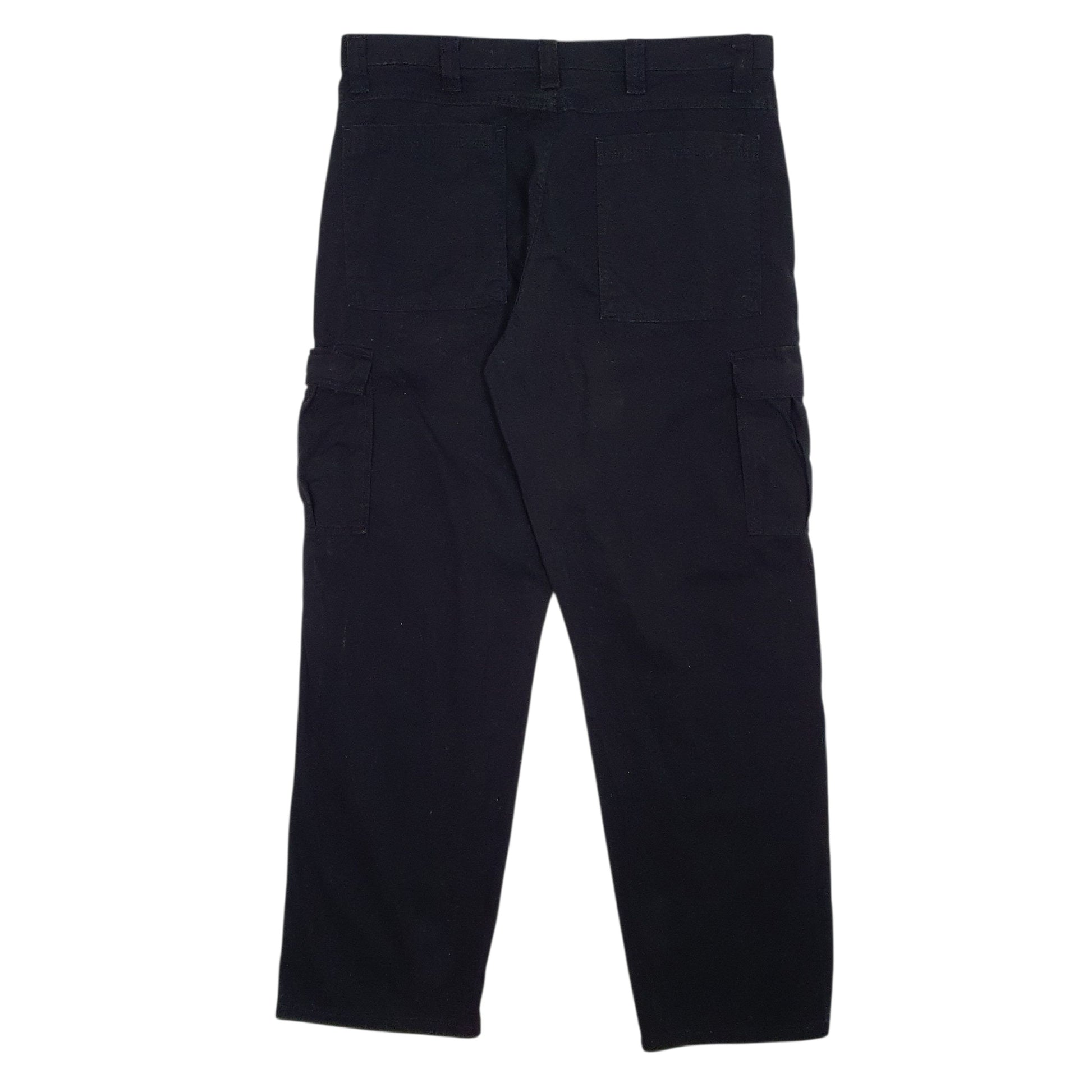 Mens Black Wrangler   Trousers