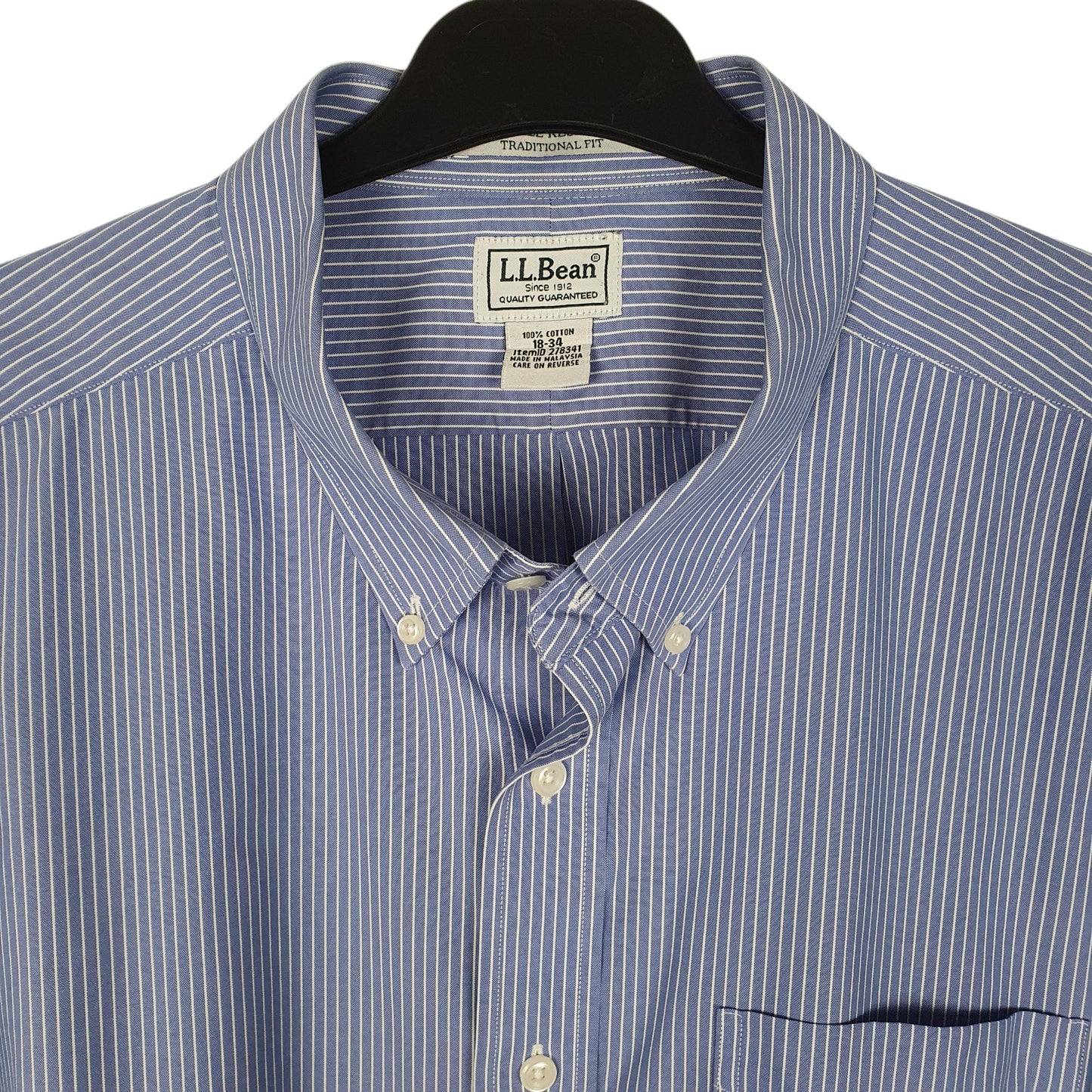 Mens Blue L.L.Bean   Shirt