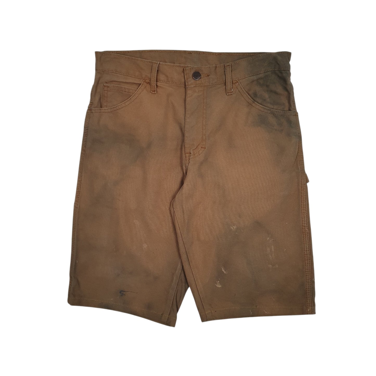 Mens Brown Dickies  Carpenter Shorts