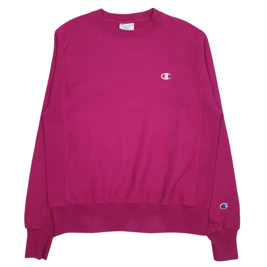 Mens Purple Champion Reserve Weave Crewneck Jumper