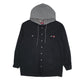 Mens Black Wrangler Chore Hoodie  Coat