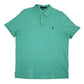 Mens Green Polo Ralph Lauren Classic Fit Short Sleeve Polo Shirt