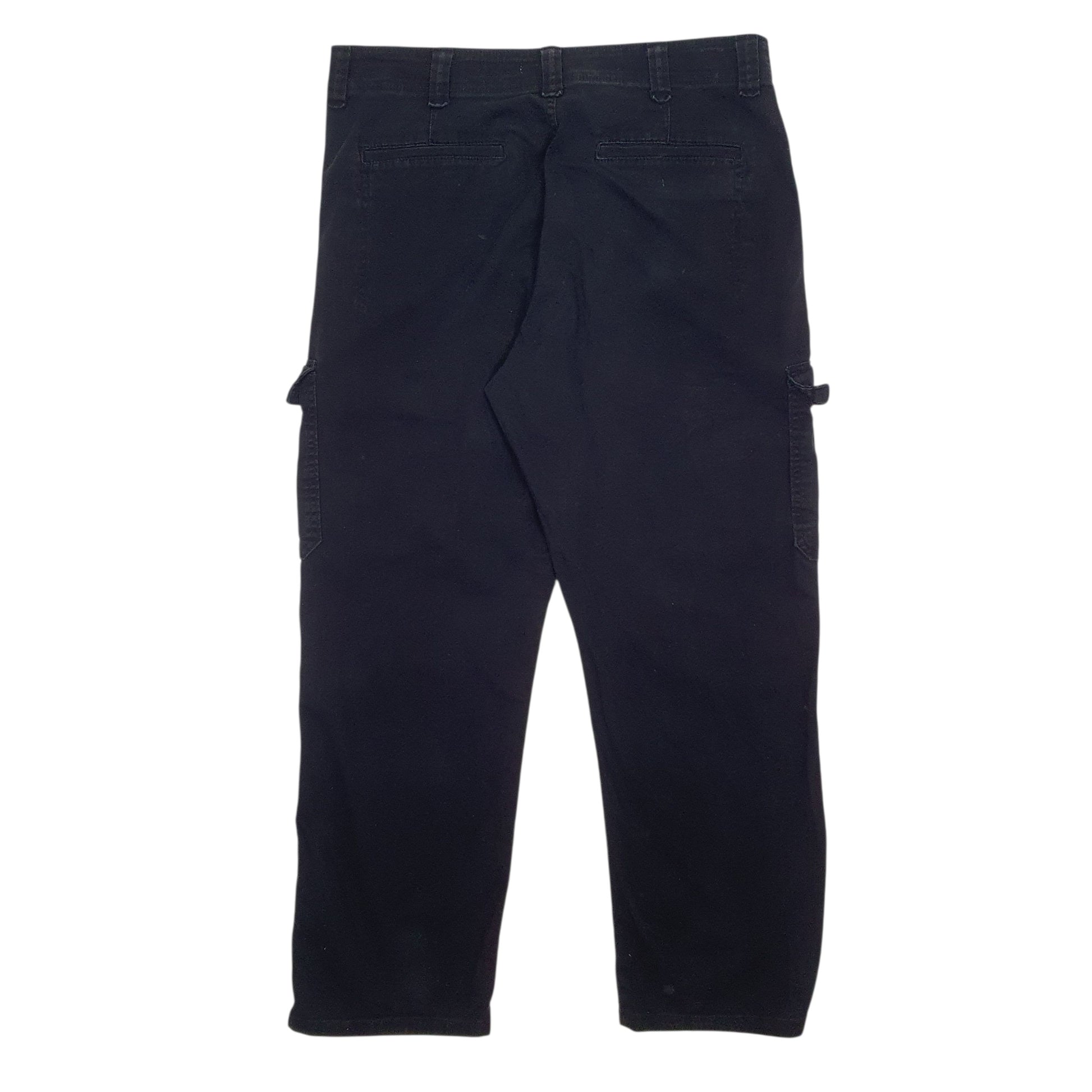 Mens Black Wrangler   Trousers