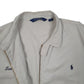 Mens Beige Polo Ralph Lauren Vintage 1980s Hoodie Coat