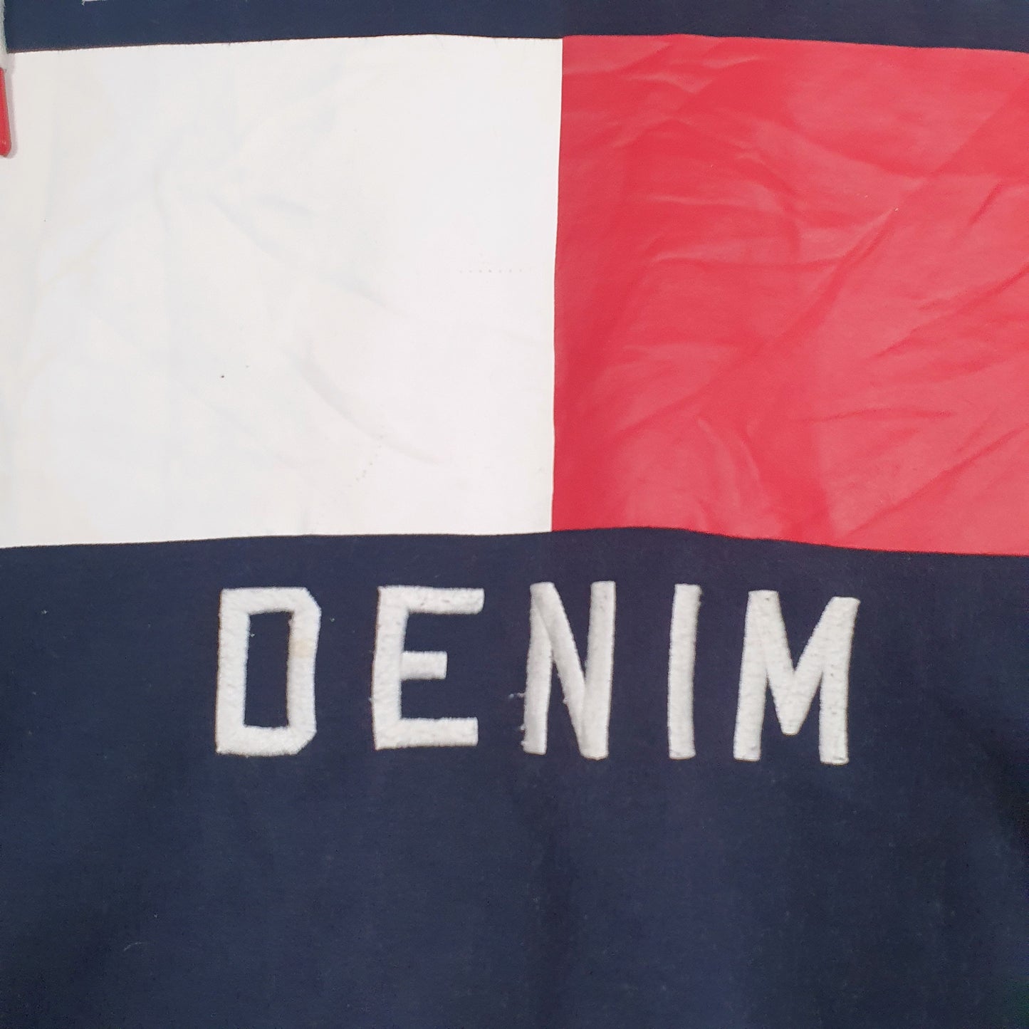 Womens Navy Tommy Hilfiger Spellout Hoodie Jumper