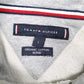 Mens Grey Tommy Hilfiger Spellout Hoodie Jumper