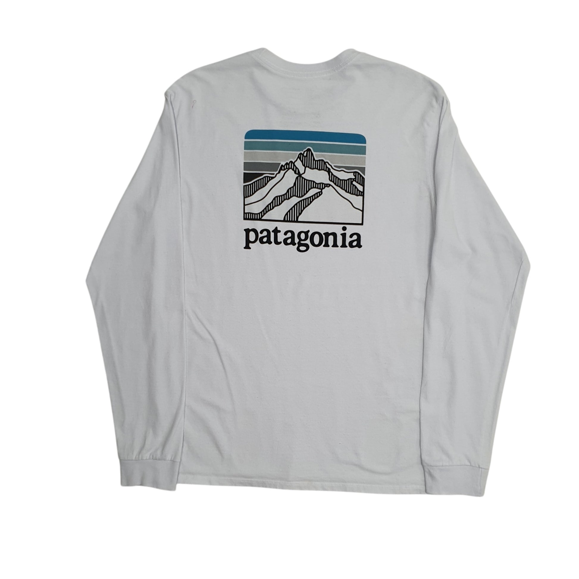 Mens Blue Patagonia   T Shirt