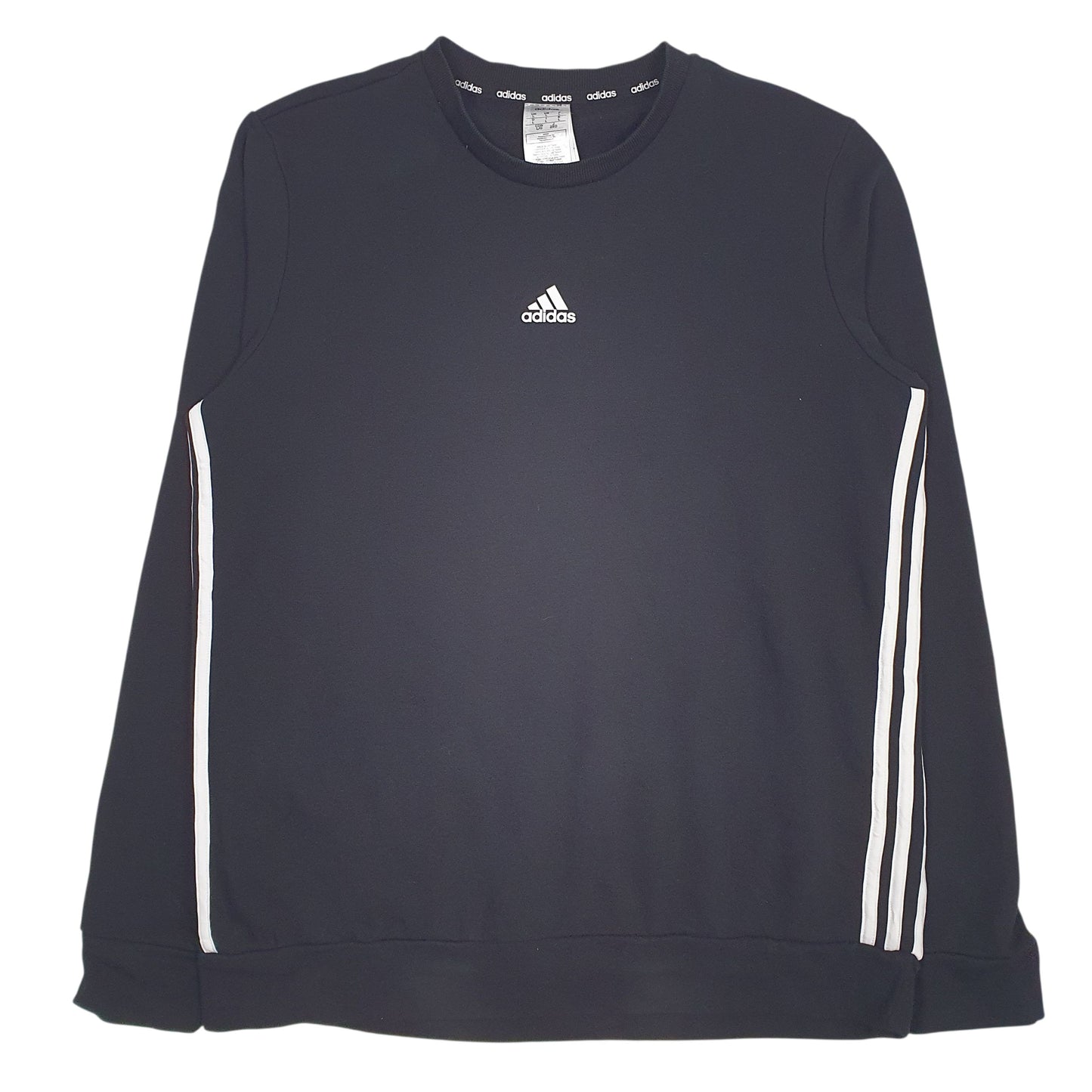 Mens Black Adidas  Crewneck Jumper