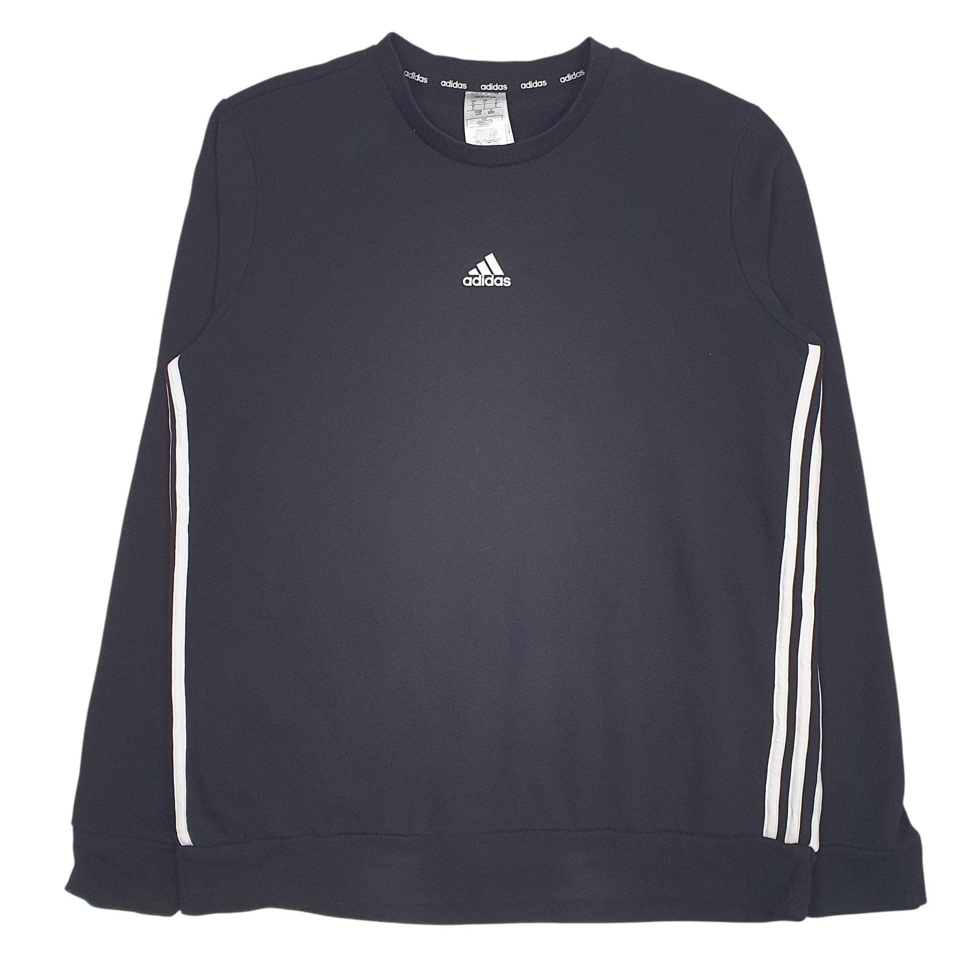 Mens Black Adidas  Crewneck Jumper