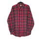 Mens Pink L.L.Bean Thick Flannel Long Sleeve Shirt
