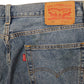 Mens Blue Levis 505  Shorts