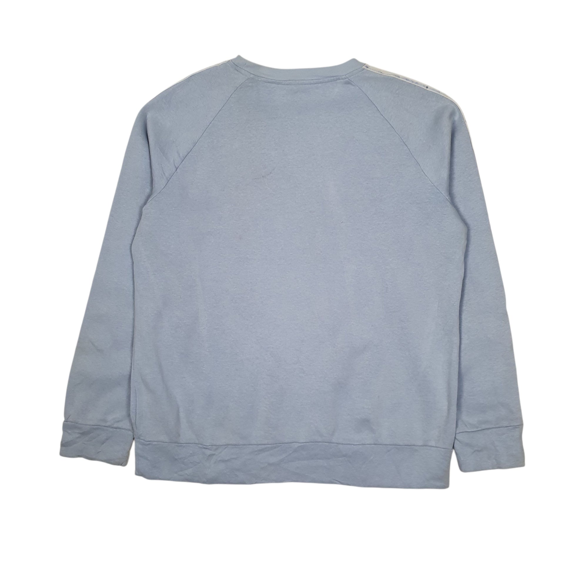 Womens Blue Adidas  Crewneck Jumper